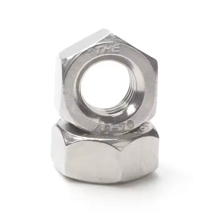 304 Stainless Steel Hex Nuts, DIN934 Standard, M3/M4/M5/M6